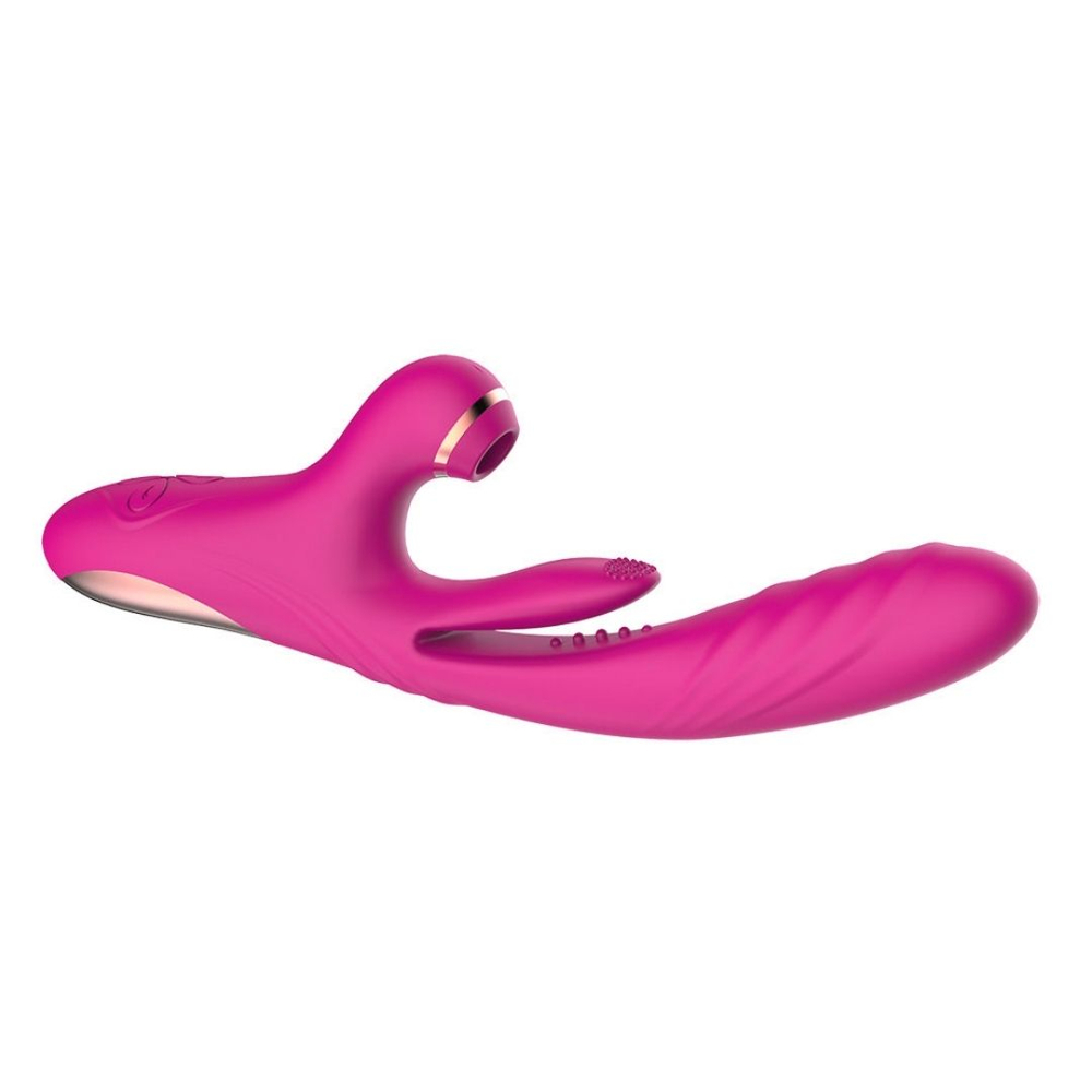 Vibrador Lainna Tripla Estimulação 7 Modos De Vai E Vem Vibe Toys