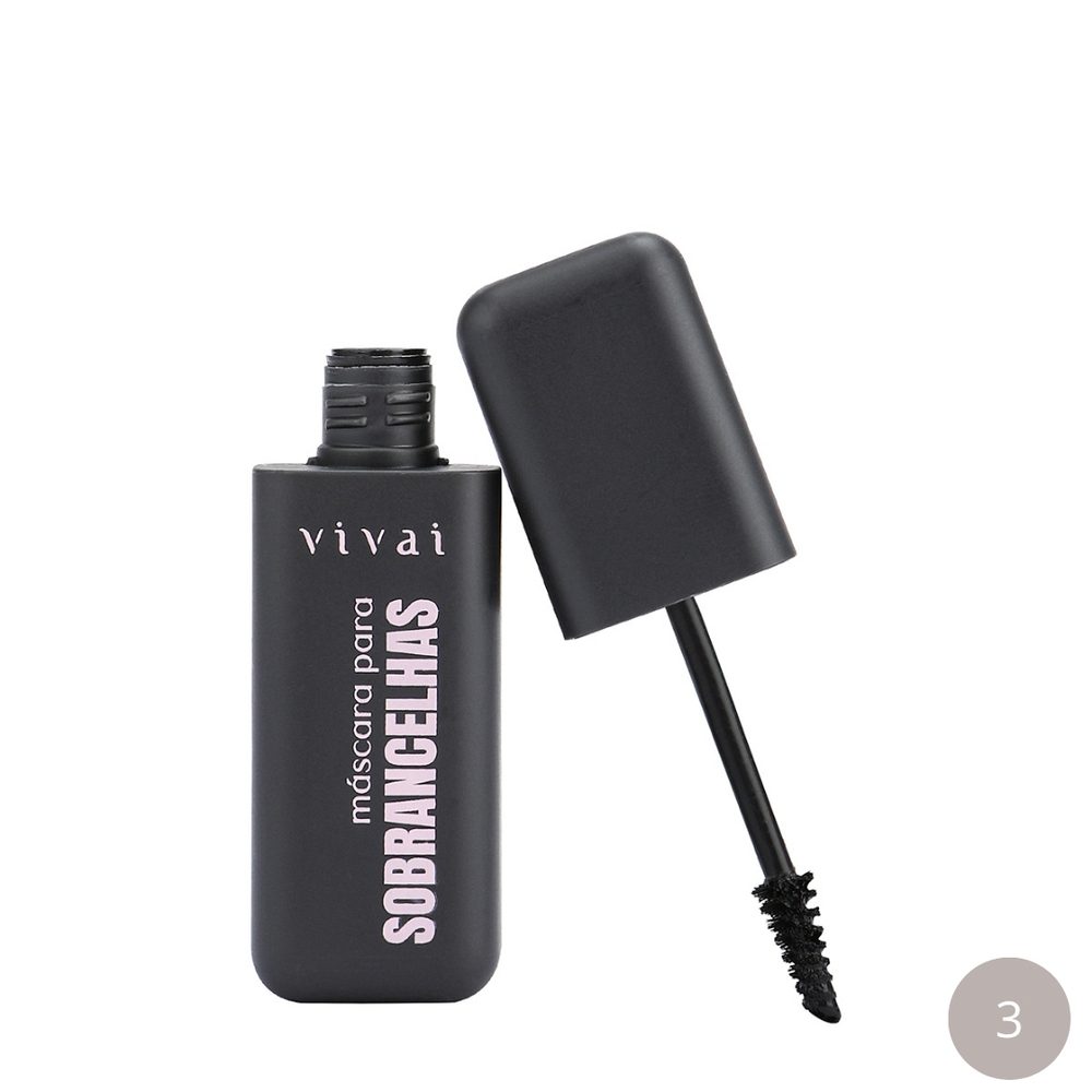 Máscara Para Sobrancelhas Tons Escuros 8ml Vivai