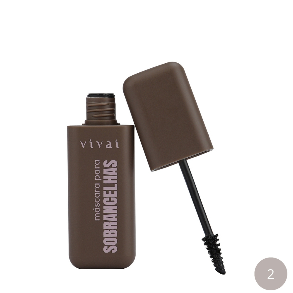 Máscara Para Sobrancelhas Tons Escuros 8ml Vivai