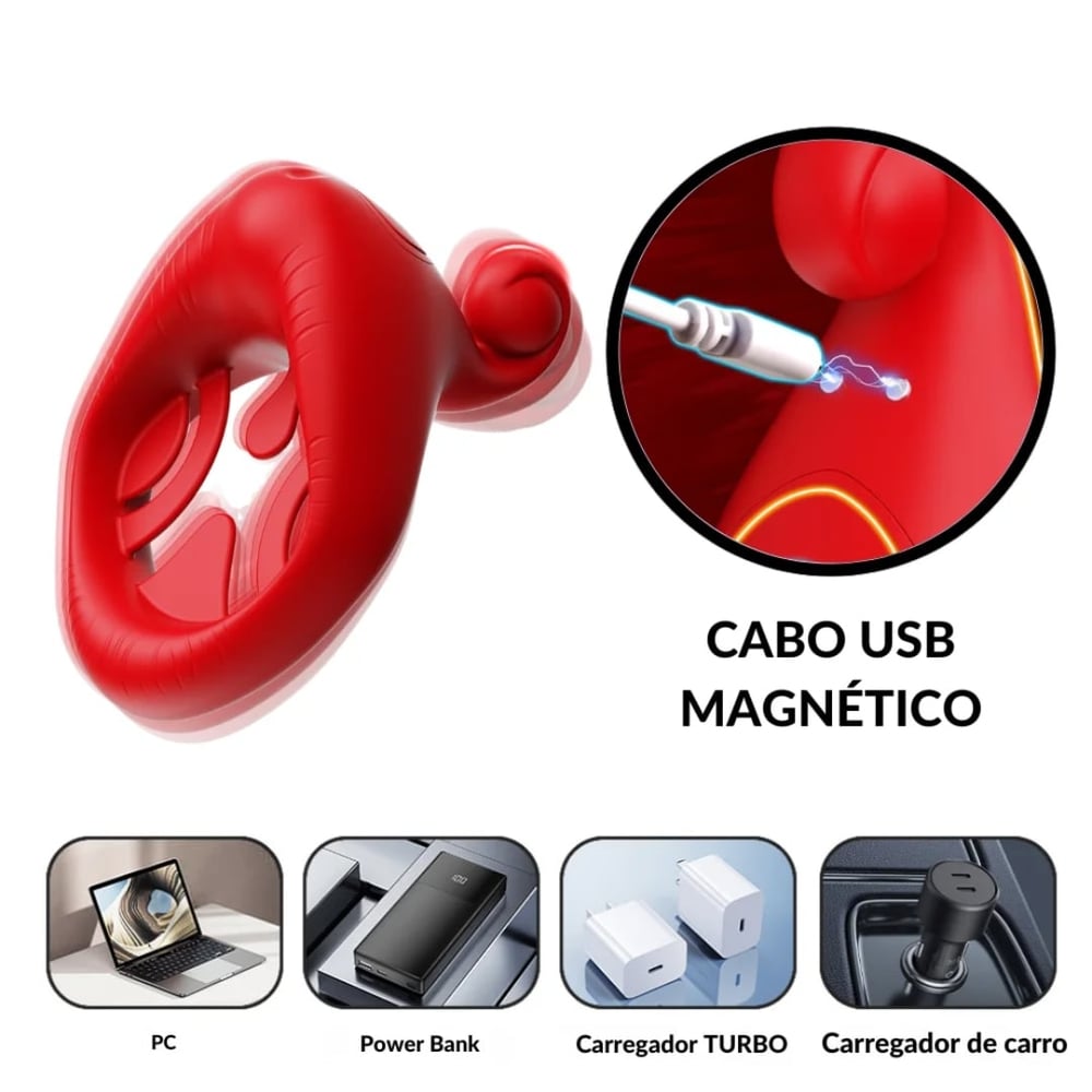 Anel Peniano Por Aplicativo Com 9 Vibrações Vibe Toys