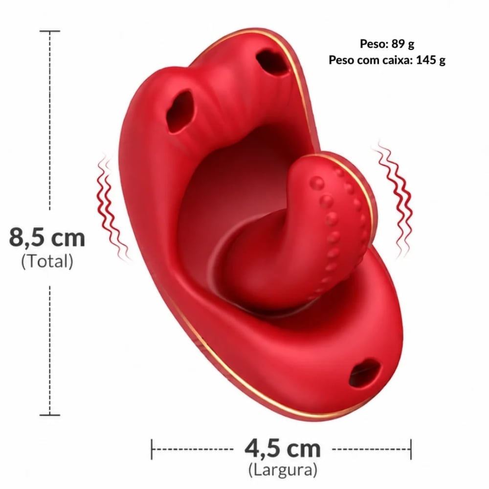 Vibrador De Calcinha Ponto G Com Alça Ajustável Por Aplicativo Vibe Toys