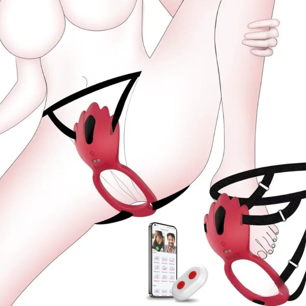 Vibrador De Calcinha Com Alça Ajustável Com Aplicativo E Controle Vibe Toys