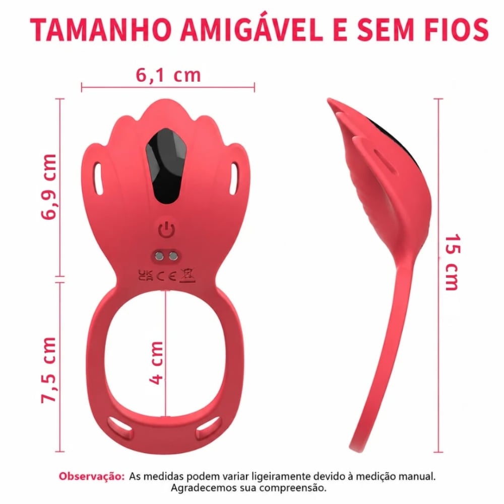 Vibrador De Calcinha Com Alça Ajustável Com Aplicativo E Controle Vibe Toys