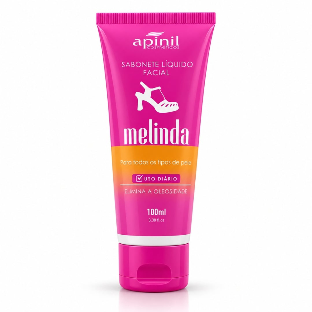 Melinda Sabonete Líquido Facial 100ml Apinil Cosméticos