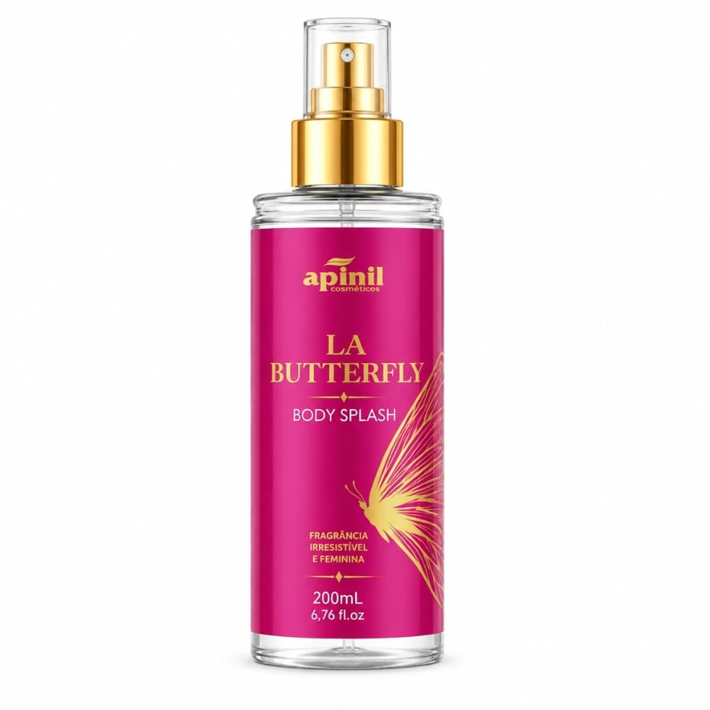 La Butterfly Body Splash Feminino 200ml Apinil Cosméticos