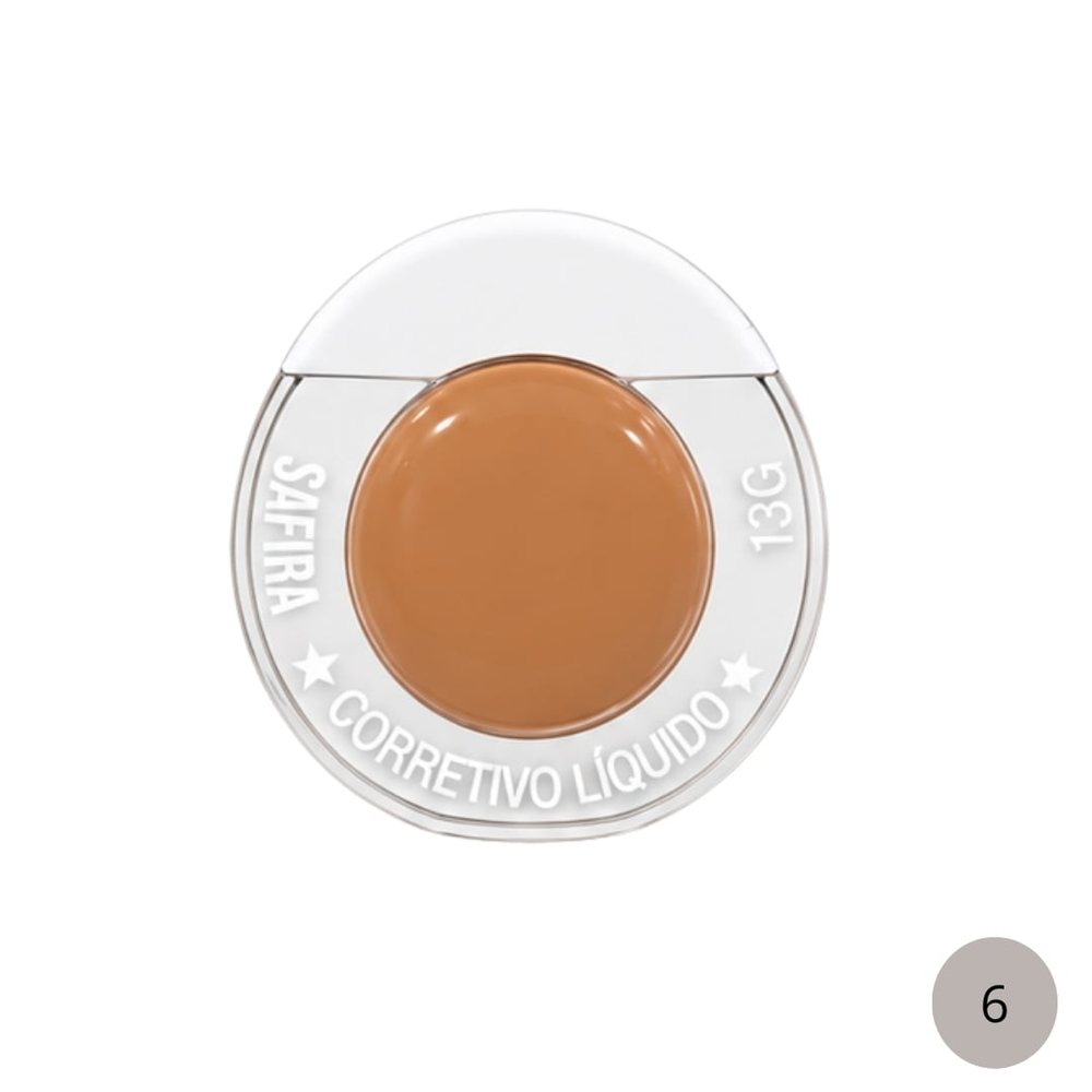 Corretivo Líquido 13g Safira Cosmésticos