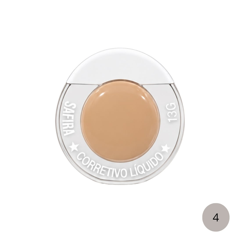 Corretivo Líquido 13g Safira Cosmésticos