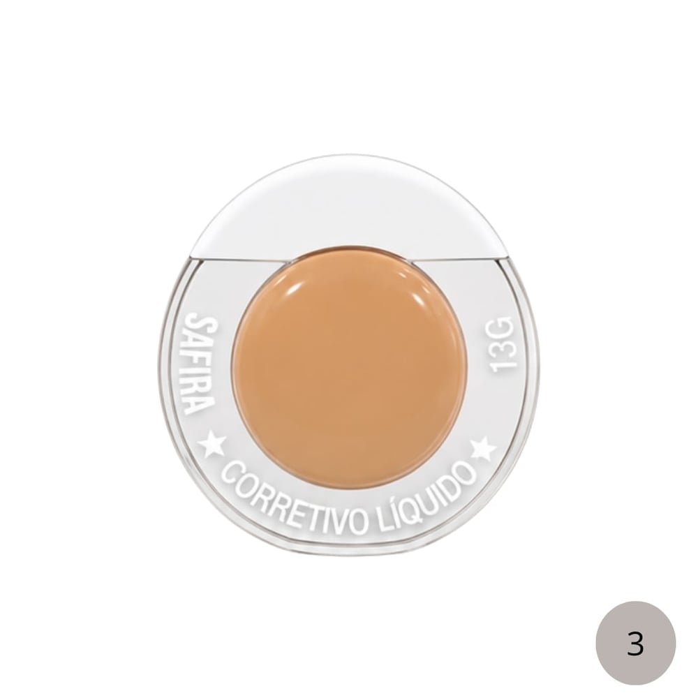 Corretivo Líquido 13g Safira Cosmésticos