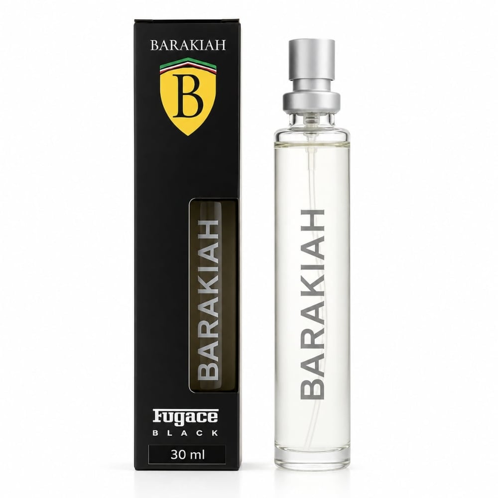 Fugace Black Colônia Masculina 30ml Barakiah By Safira Cosméticos