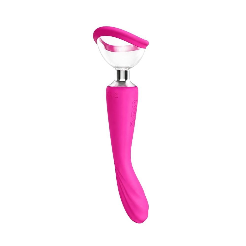 Vibrador De Ponto G E Clitóris Com Sucção E 7 Vibrações Alon Vibe Toys
