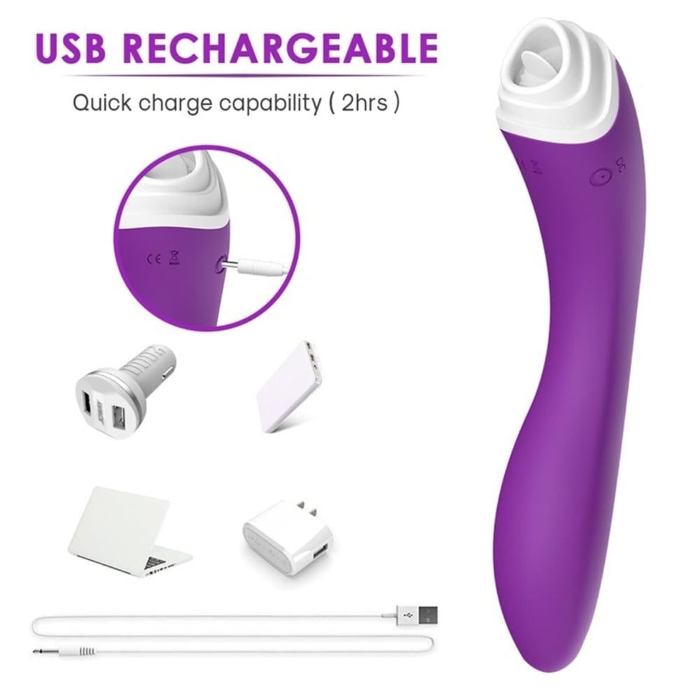 Vibrador Estimulador Licking Com 9 Vibrações Vibe Toys 