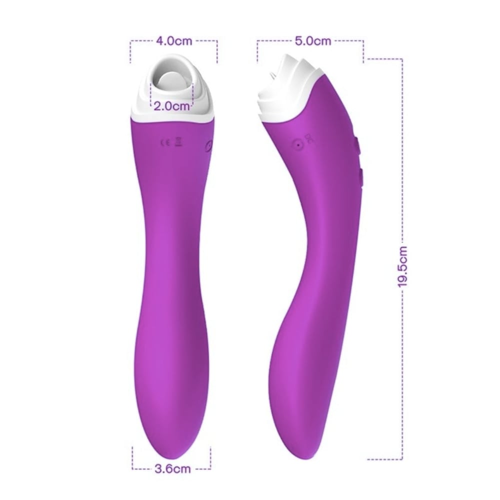 Vibrador Estimulador Licking Com 9 Vibrações Vibe Toys 