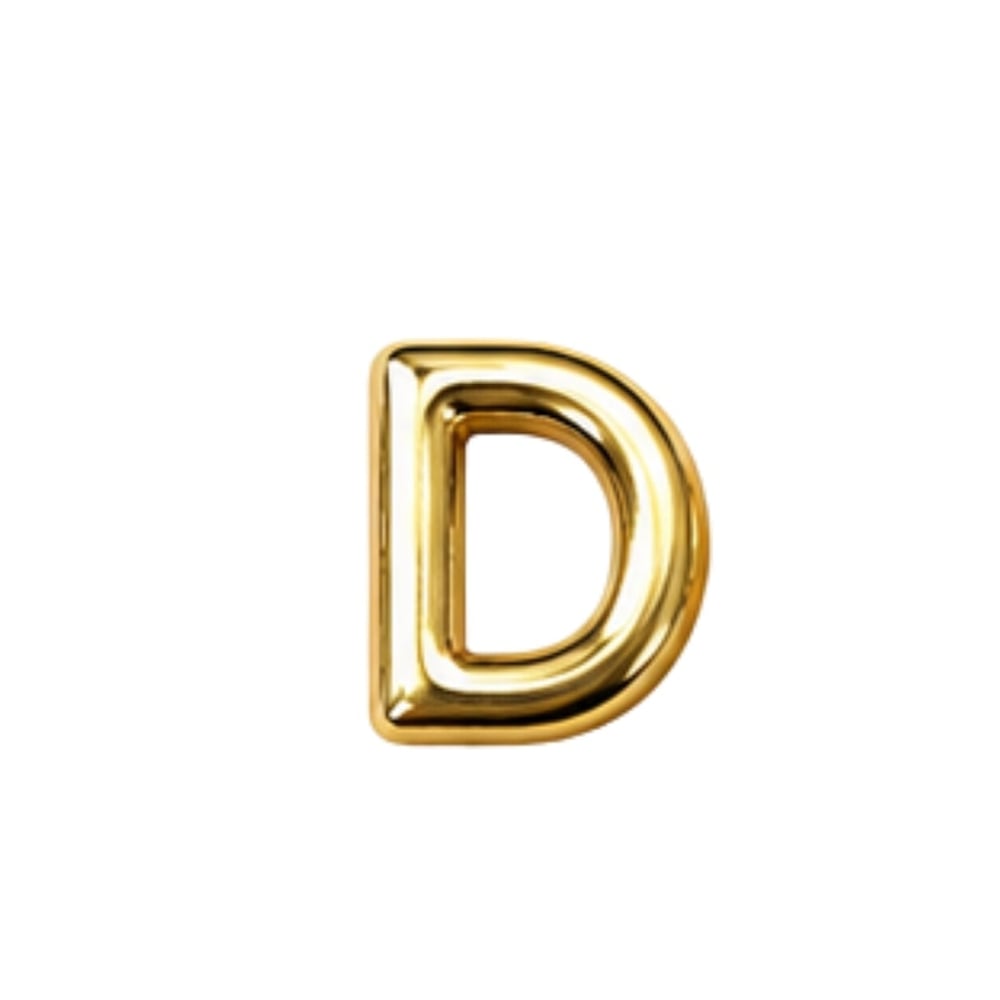 Letras De Metal Para Personalizar Douradas Yaffa Lingerie