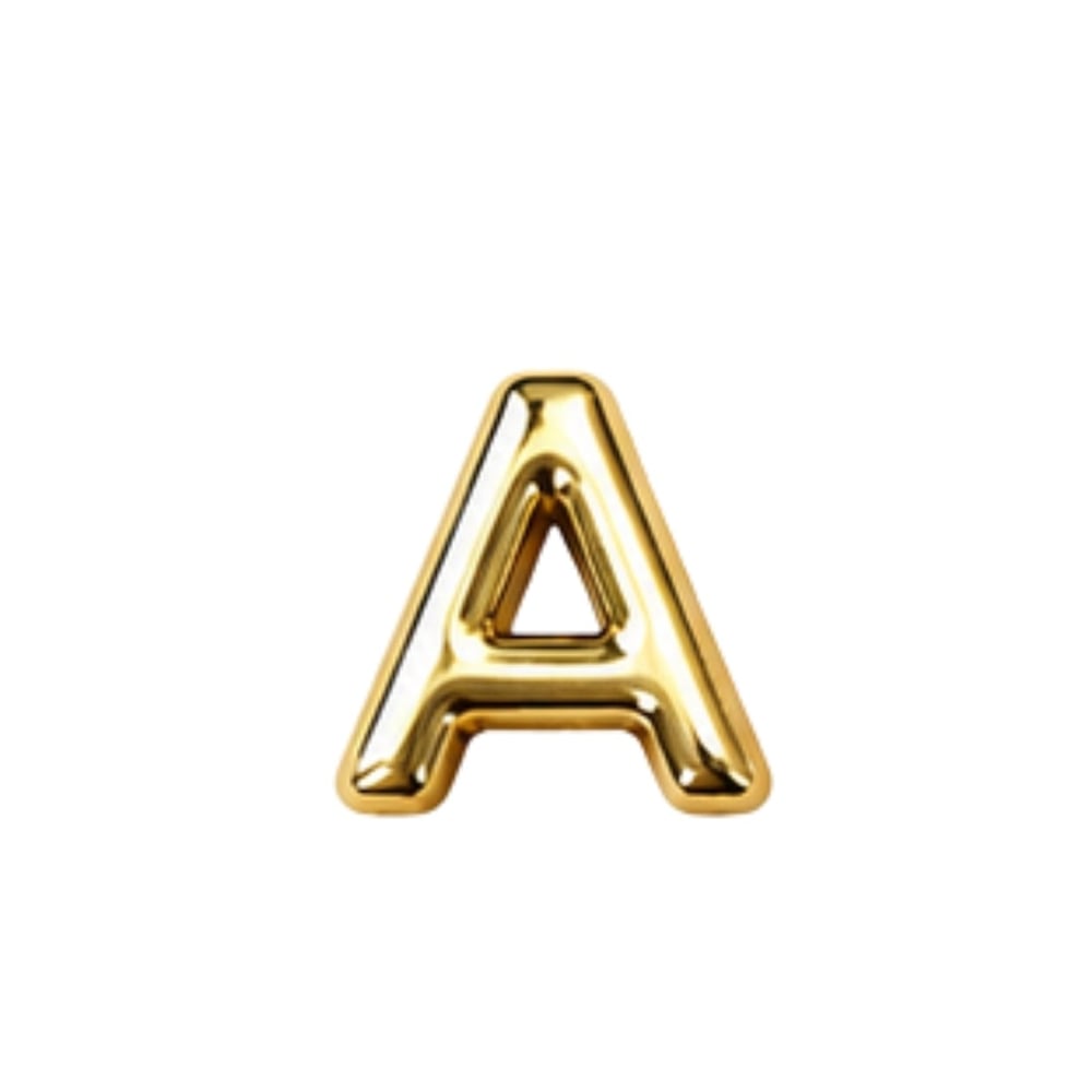 Letras De Metal Para Personalizar Douradas Yaffa Lingerie