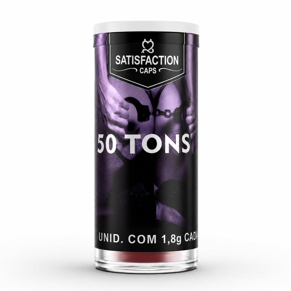 50 Tons Bolinha Com óleo De Massagem 04 Unidades Satisfaction Caps