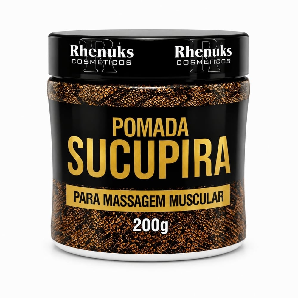 Sucupira Pomada Para Massagem 200g Rhenuks Cosméticos