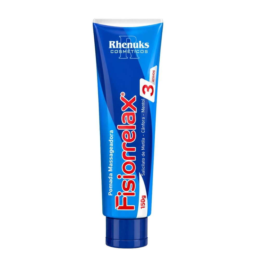 Fisiorrelax Pomada Massageadora Com 3 Ativos 150g Rhenuks Cosméticos