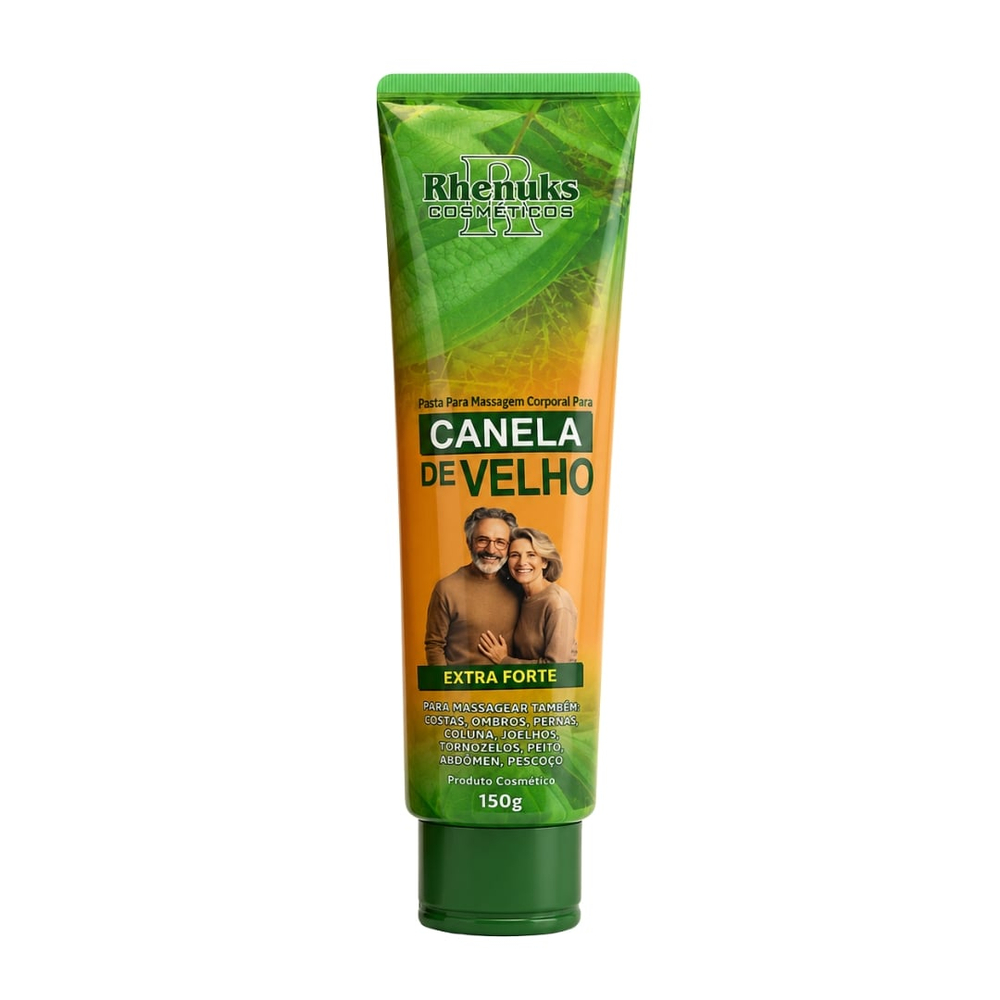 Canela De Velho Pasta Para Massagem 150g Rhenuks Cosméticos