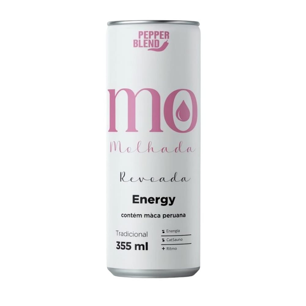 Molhada Revoada Energy Estimulante Com Maca Peruana 355ml Pepper Blend