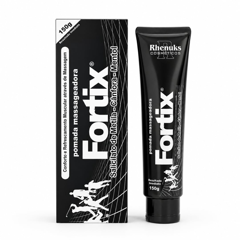 Fortix Pomada Massageadora Com Ativos 150g Rhenuks Cosméticos