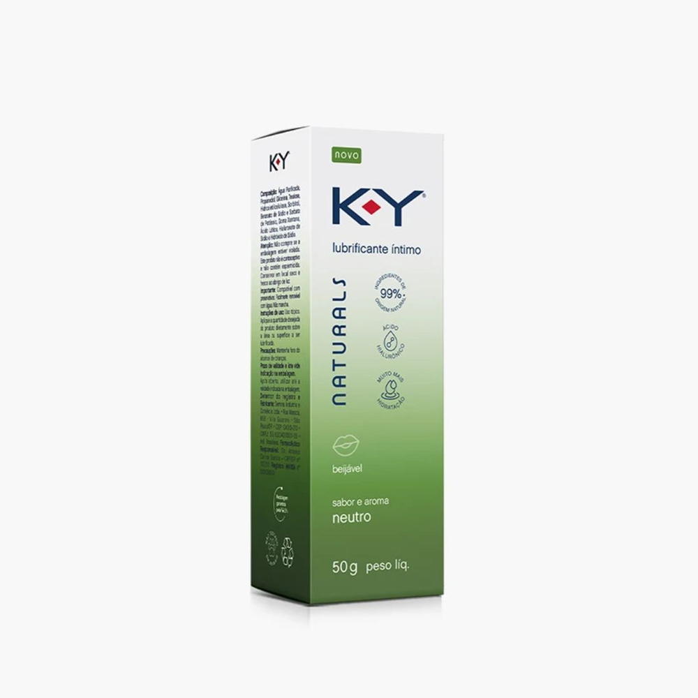 Lubrificante íntimo Beijável Neutro 50g Ky