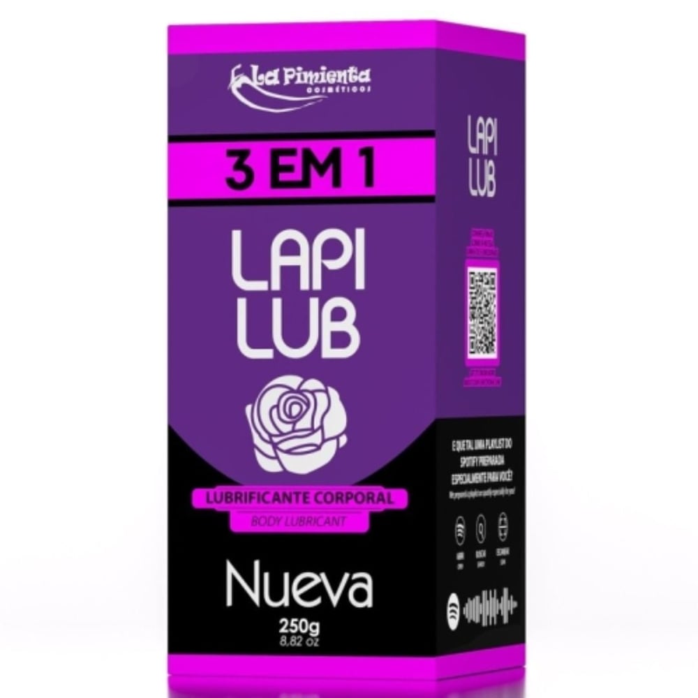 Lapi Lub Lubrificante Corporal 3 Em 1 Nueva 250g La Pimienta