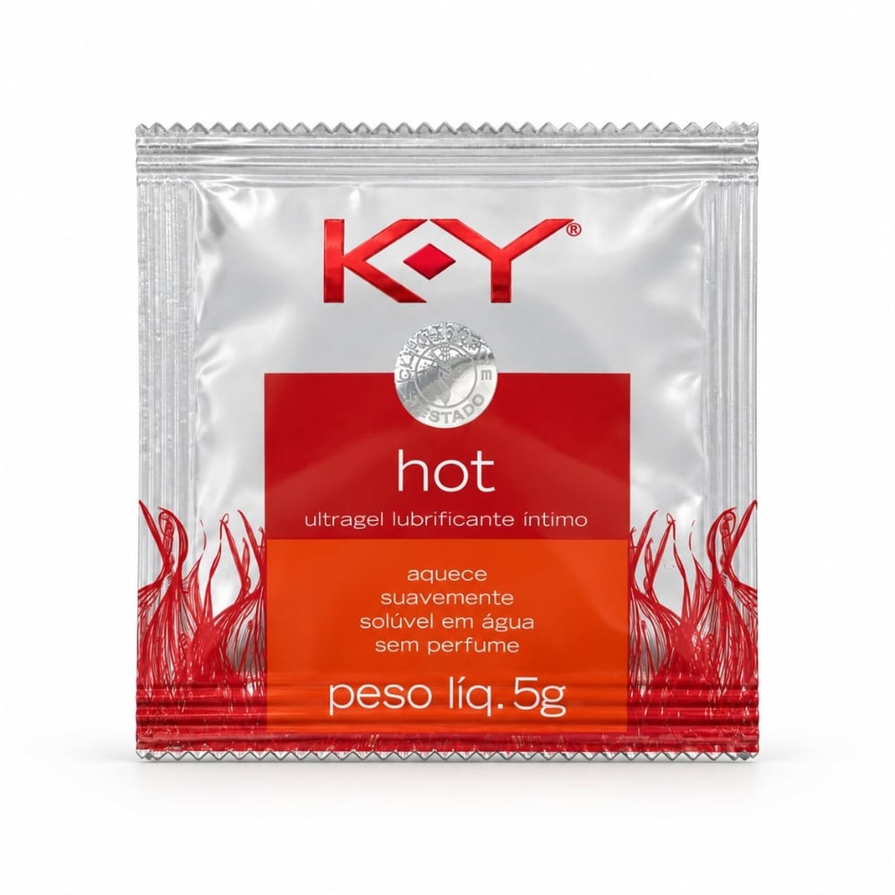 Lubrificante K-y íntimo Hot Sachê 5g Ky