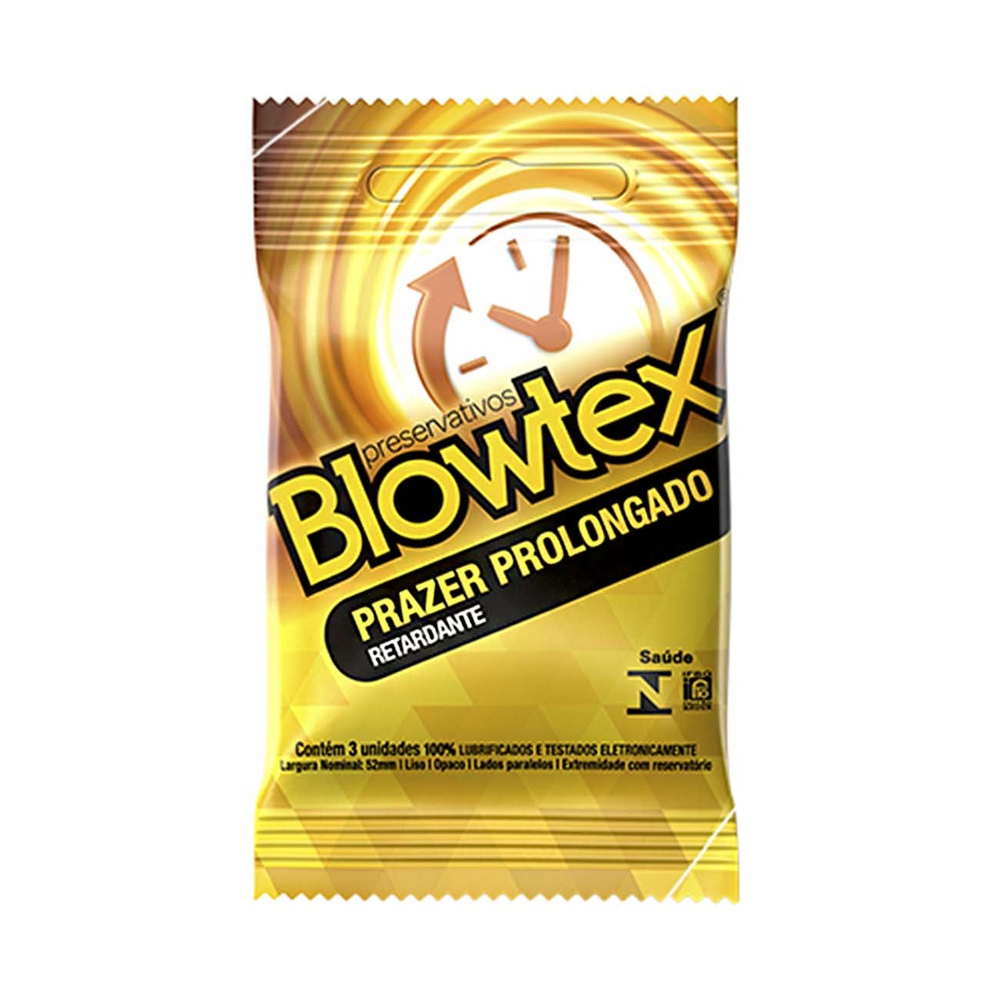 Preservativo Prazer Prolongado Efeito Retardante Blowtex