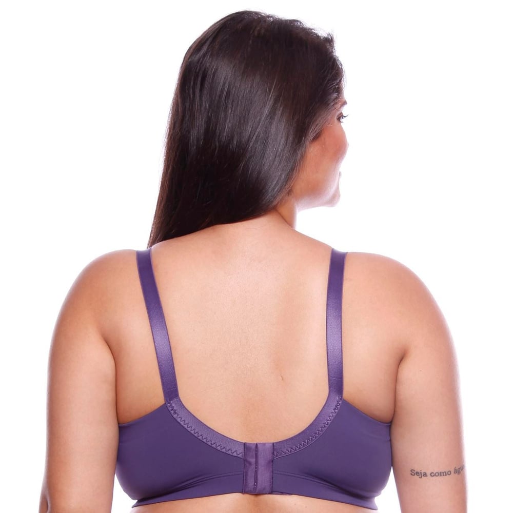 Sutiã Plus Size Básico Em Microfibra Com Bojo E Aro Copa C Nayane