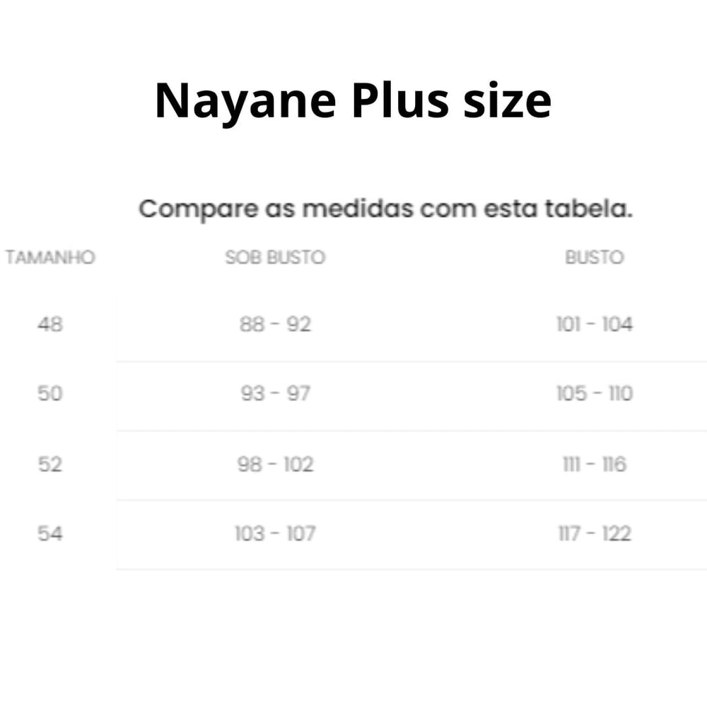Sutiã Plus Size Básico Em Microfibra Com Bojo E Aro Copa C Nayane