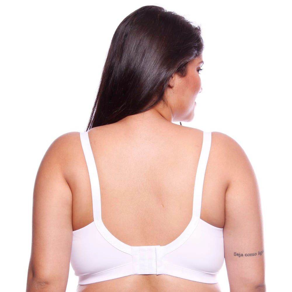 Sutiã Plus Size Básico Em Microfibra Com Bojo E Aro Copa C Nayane