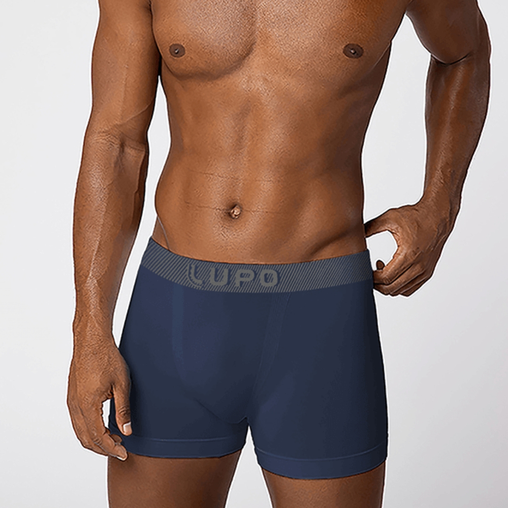 Cueca Boxer Adulto Microfibra Sem Costura Lupo