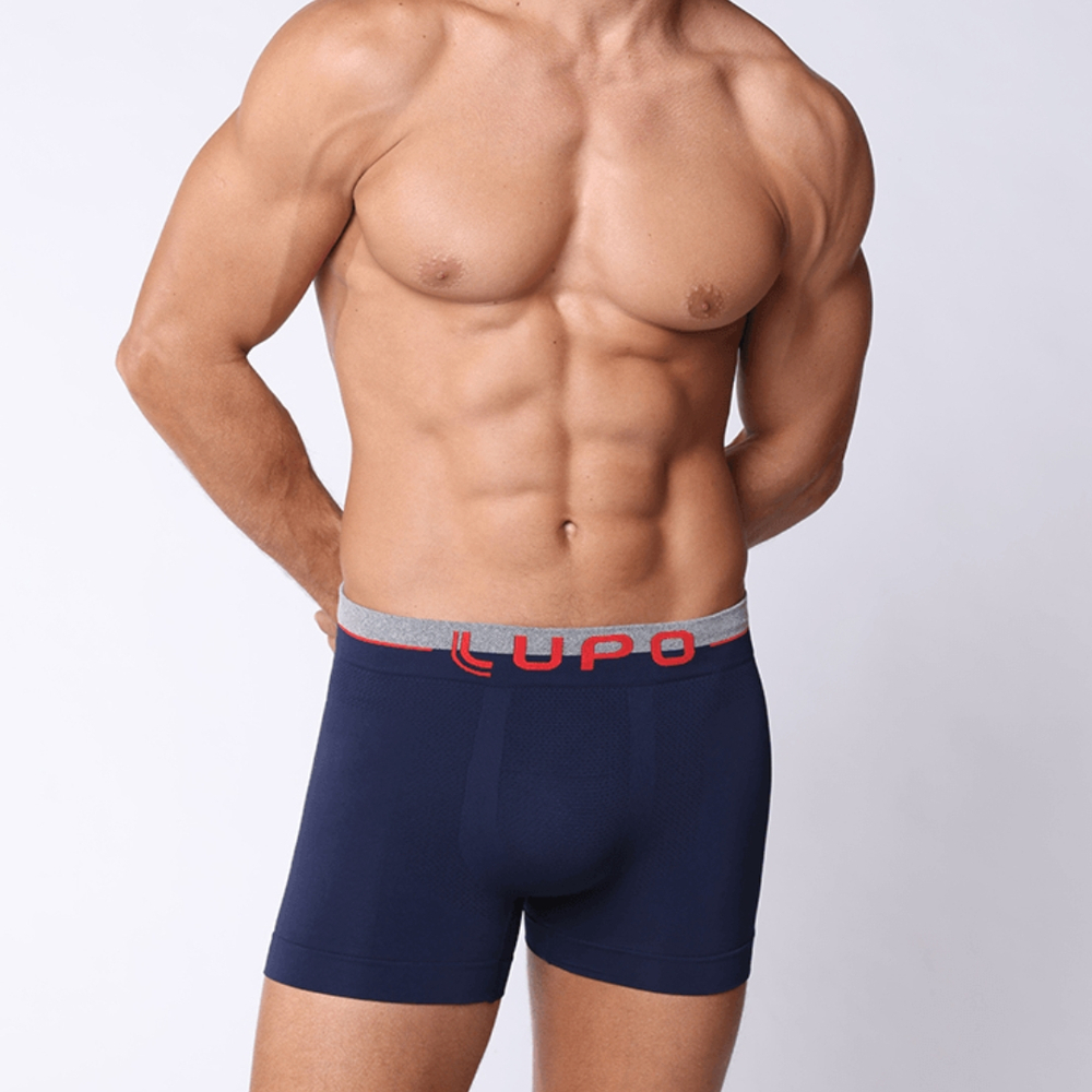Cueca Boxer Masculina Em Microfibra Sem Costura Lupo
