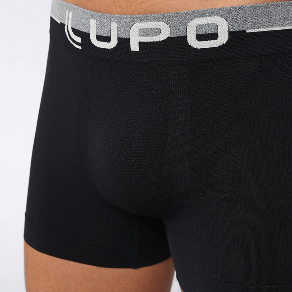 Cueca Boxer Masculina Em Microfibra Sem Costura Lupo