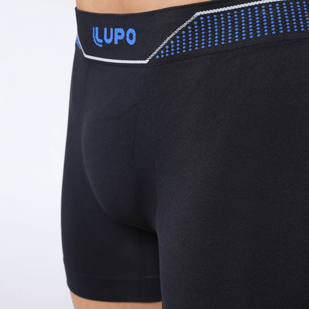 Cueca Boxer Adulto Microfibra Sem Costura Lupo