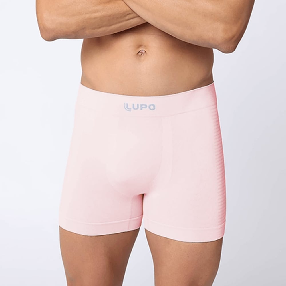 Cueca Boxer Sem Costura Em Microfibra Lupo