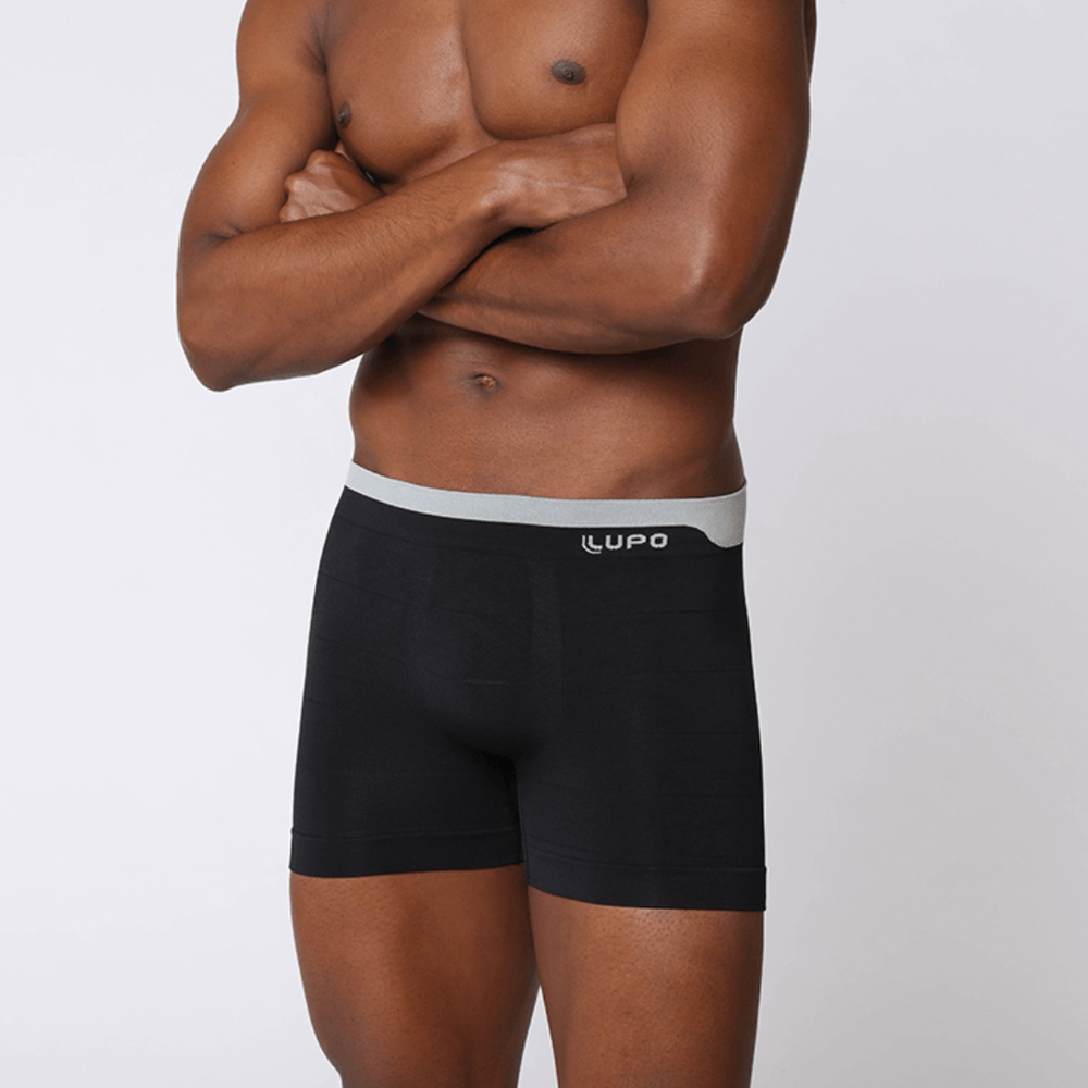 Cueca Boxer Sem Costura Masculina Lupo