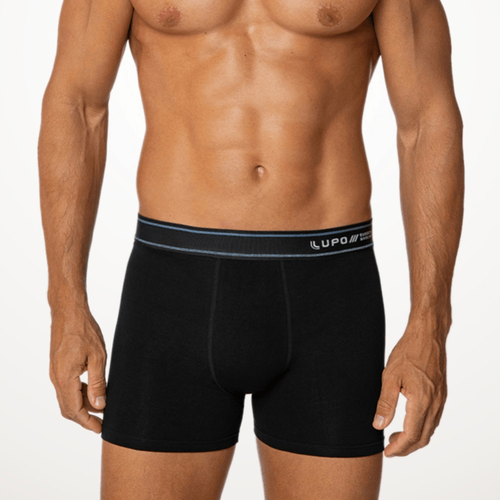 Cueca Boxer Adulto Algodão Com Elastano Lupo