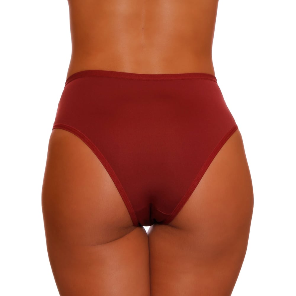 Calcinha Ultrafirmadora Cintura Alta Com Renda Nayane