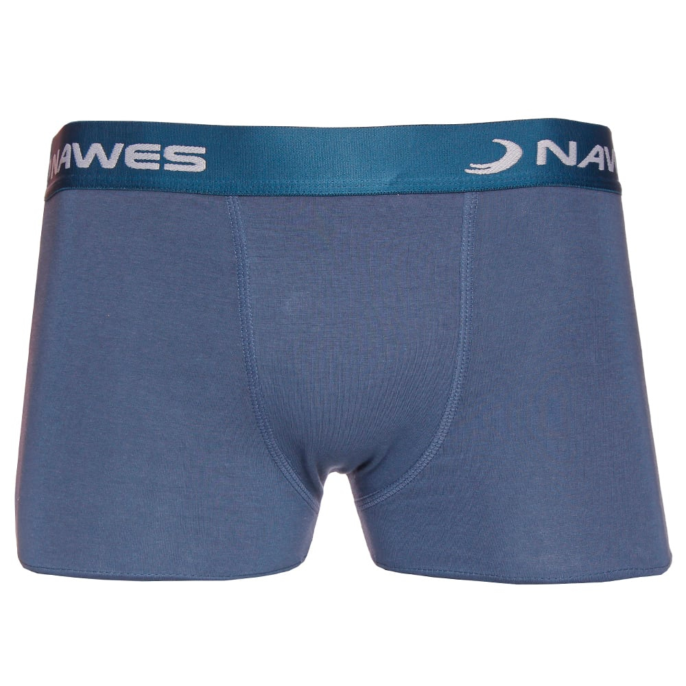 Cueca Boxer Lisa Em Cotton Penteado Nawes