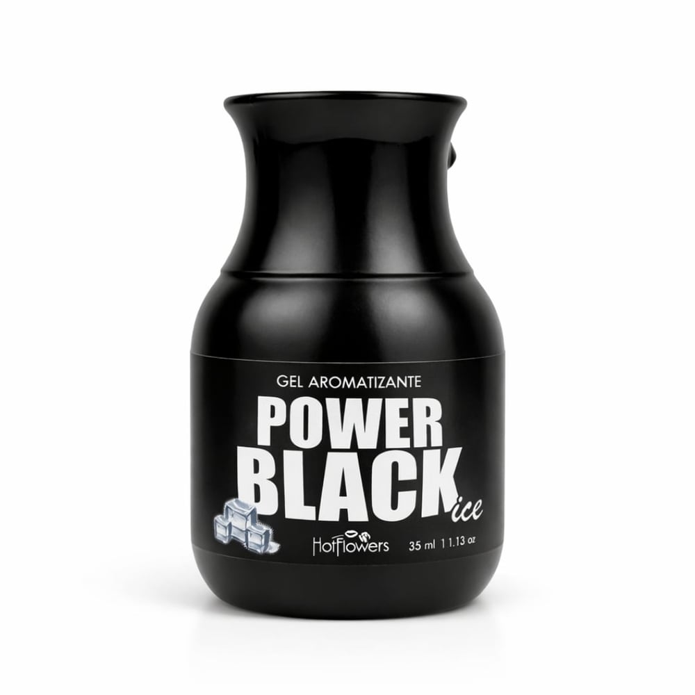 Power Black Ice Gel Refrescante 35ml Hot Flowers