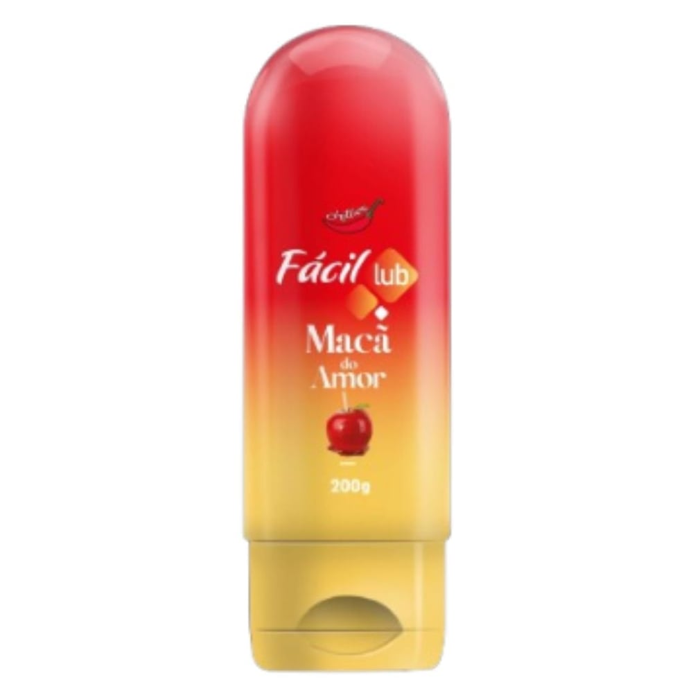 Fácil Lub Gel Lubrificante Beijável 200g Chillies
