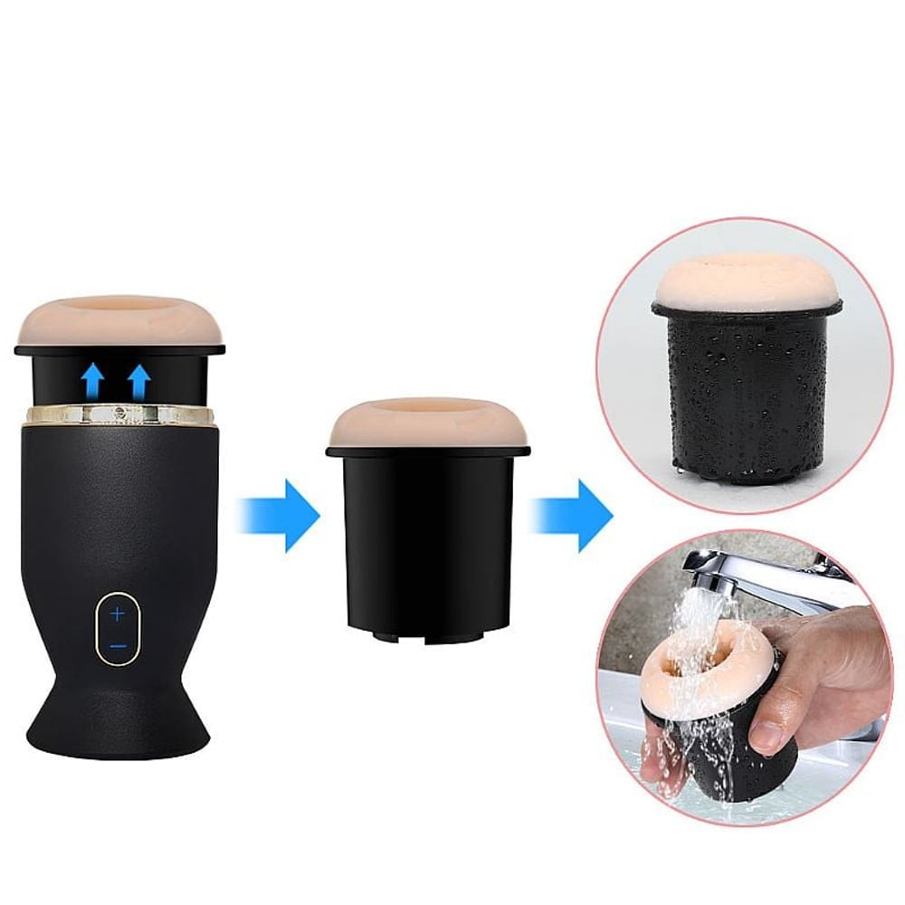 Masturbador One Click Start Solo 6 Rotações Vibe Toys