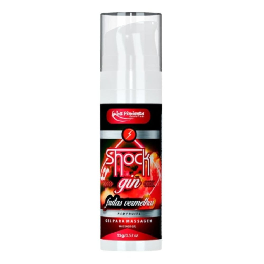 Shock Gin Gel Vibrador Líquido Excitante 15g La Pimienta