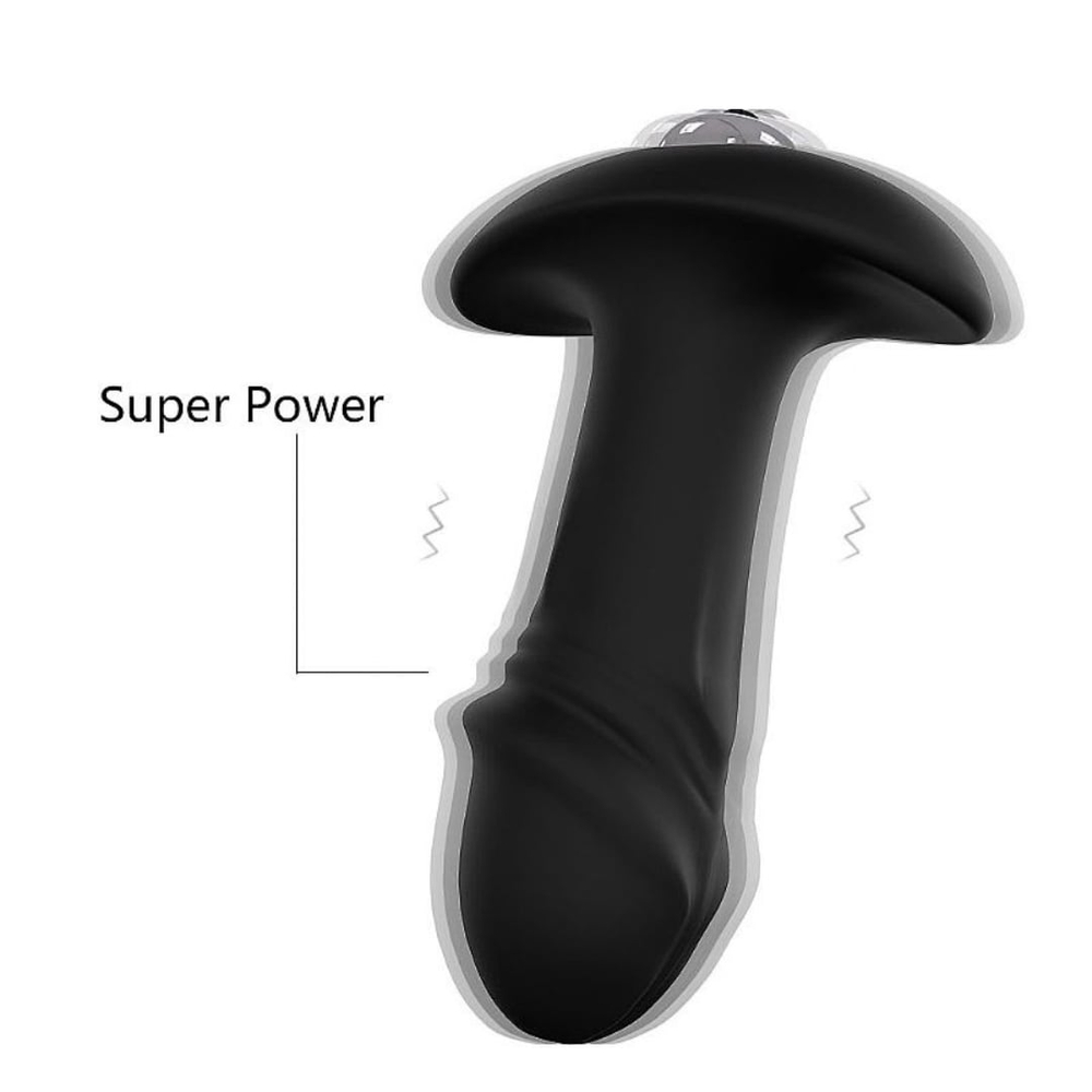 Vibrador Plug Anal Em Silicone Stararrow S-hande