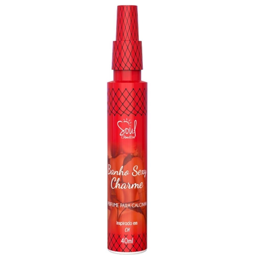 Banho Sexy Charme Perfume Para Calcinha 40ml Soul Cosméticos