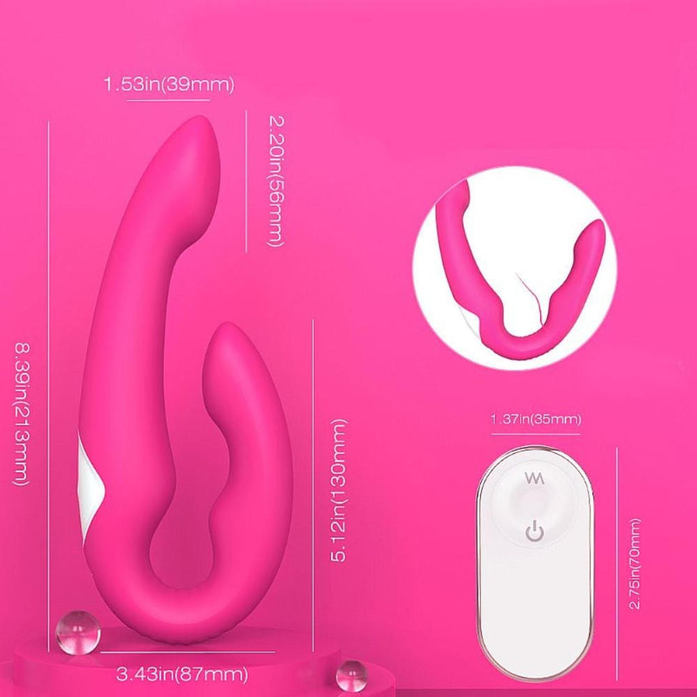 Vibrador Regines Rct Em Silicone 9 Modos De Vibração Shande