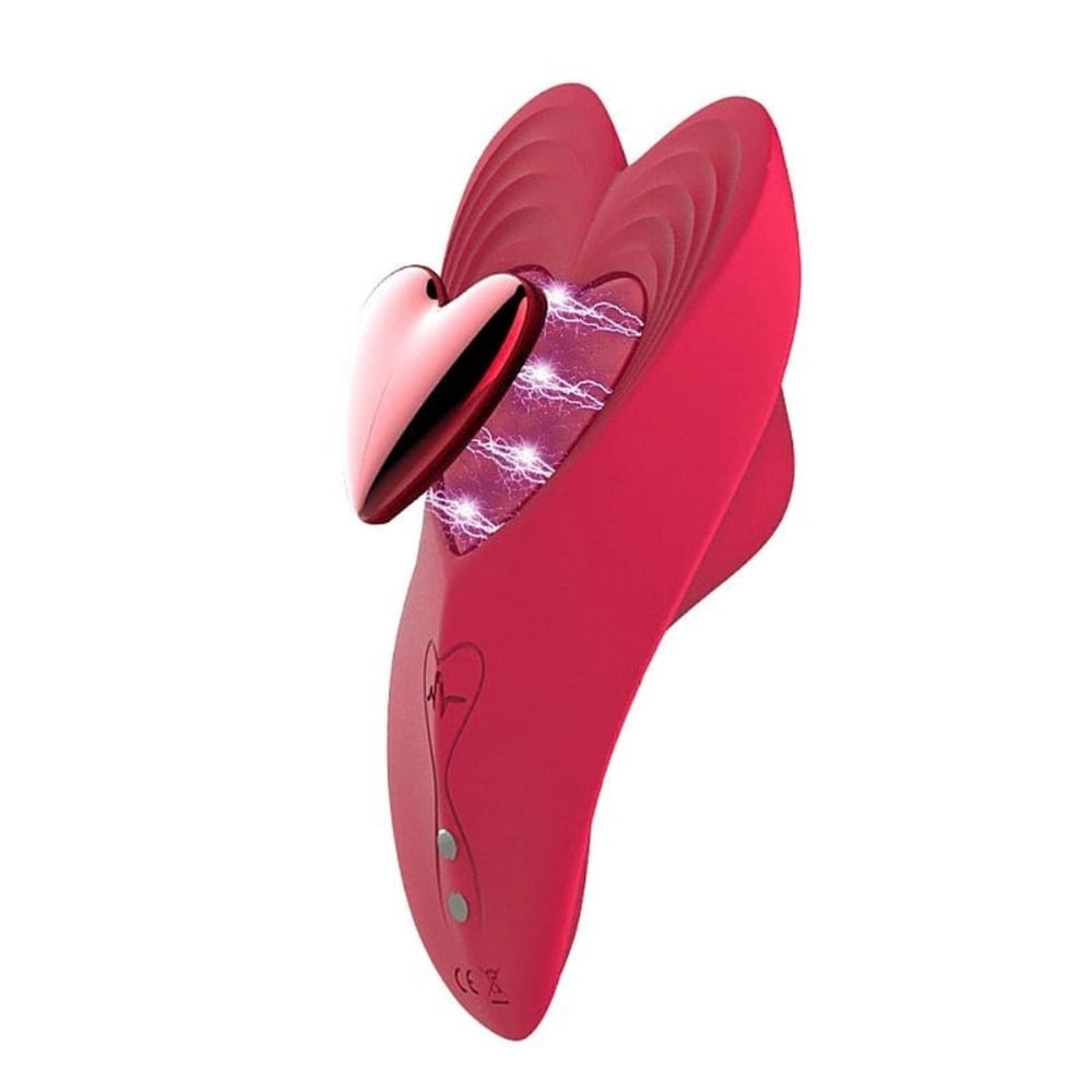 Vibrador De Calcinha Formato De Coração 10 Vibrações App Controll