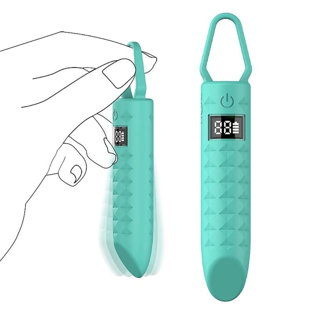 Vibrador Bullet Recarregável Com Visor Led Vibe Toys