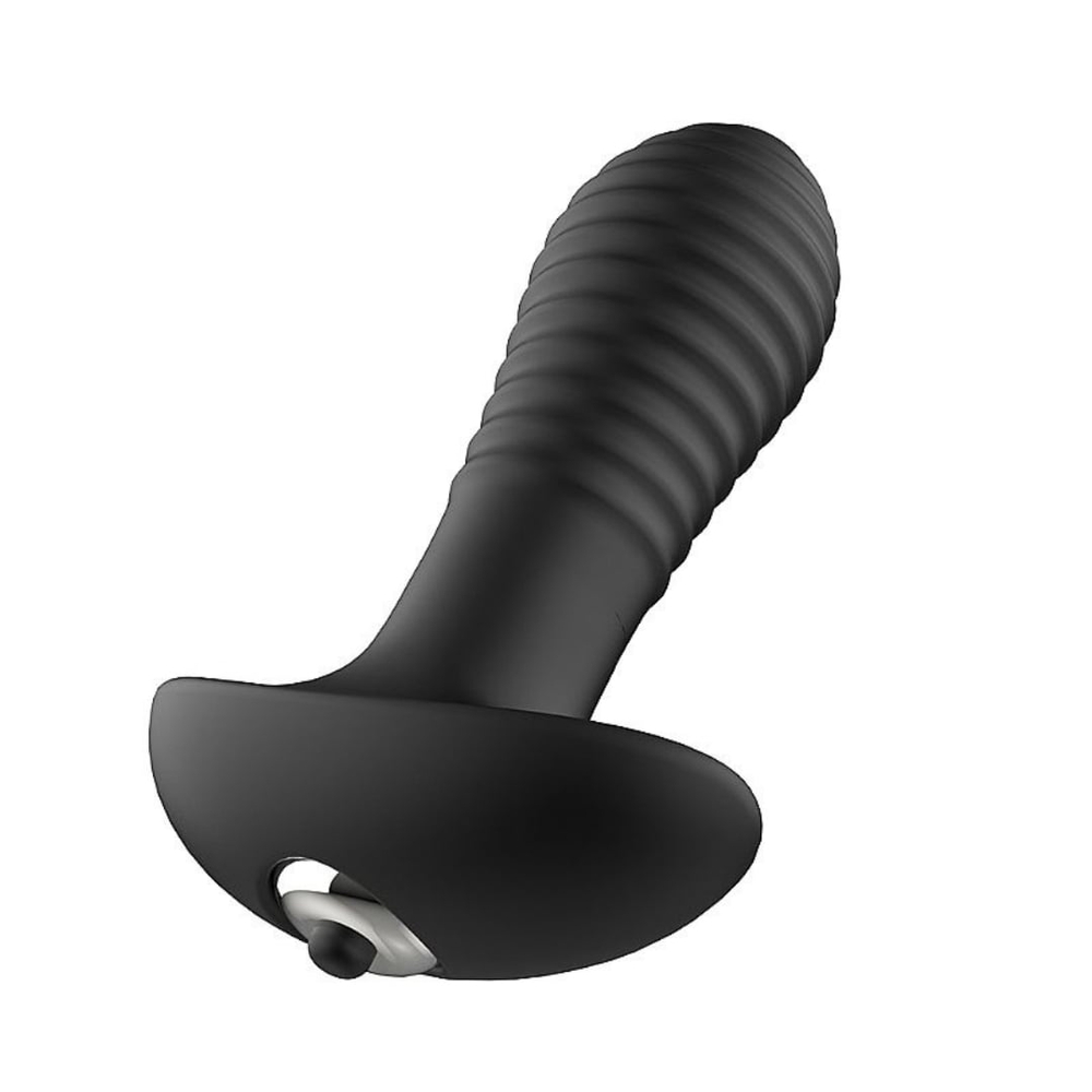 Vibrador Plug Anal Em Silicone Spiral S-hande